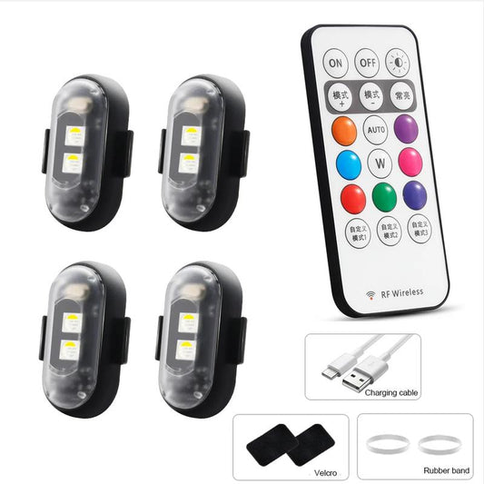 Leds 4 unidades portatiles