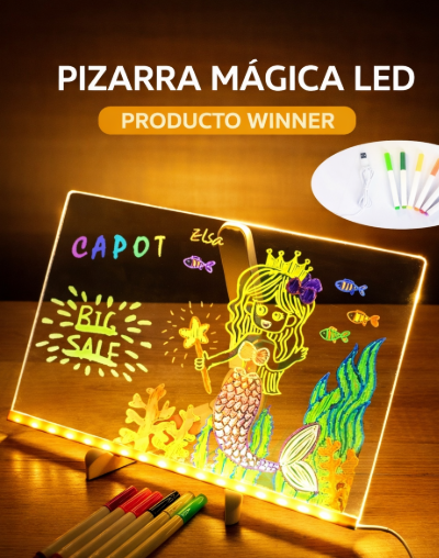 Pizarra Leds